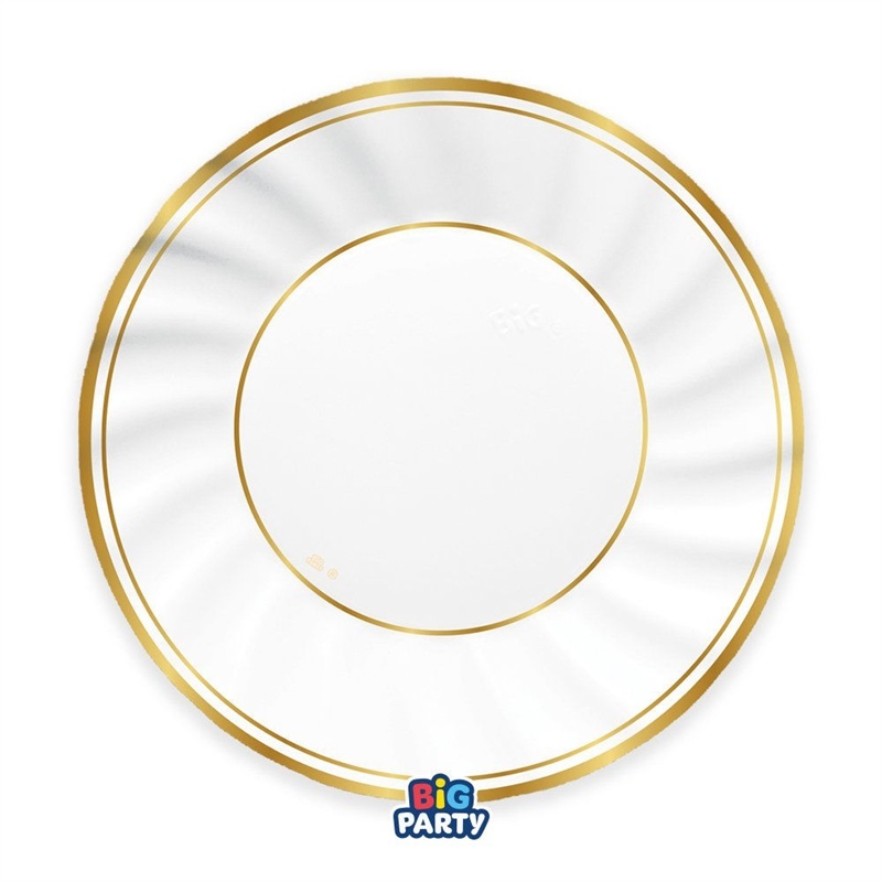 Piatti 30 cm Classic Gold Metal 6 pezzi