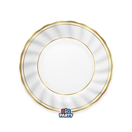 Piatti 20 cm Classic Gold Metal 6 pezzi