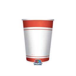 Bicchieri 250 cc Classic Red Metal 6 pezzi