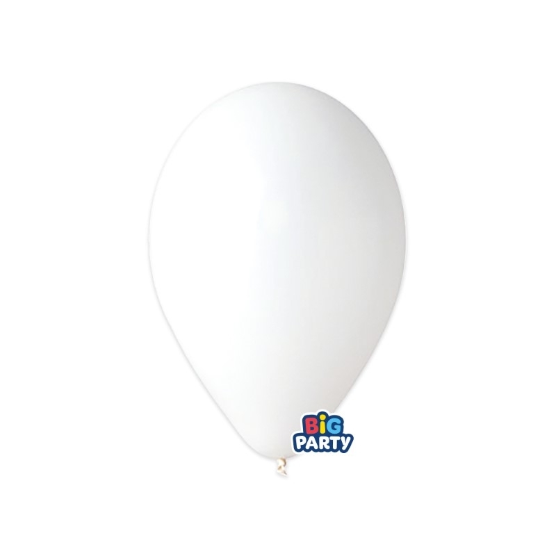 16 Palloncini in Lattice 10" Bianco