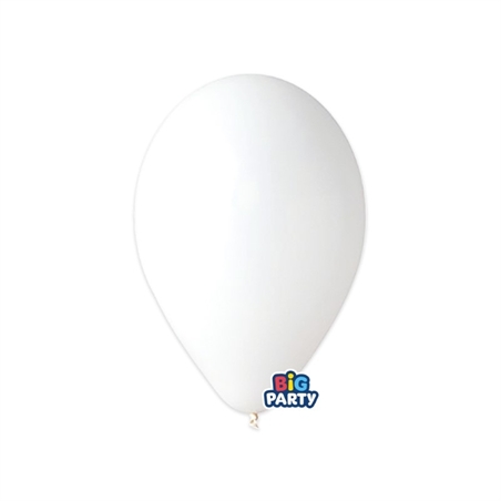 16 Palloncini in Lattice 10" Bianco