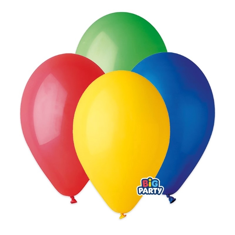 16 Palloncini in Lattice 10" Assortiti