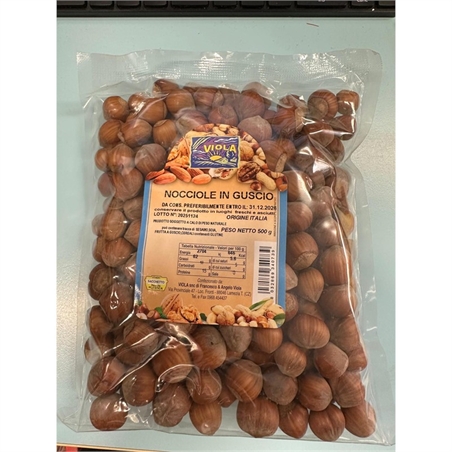 Nocciole In Guscio 500 Gr