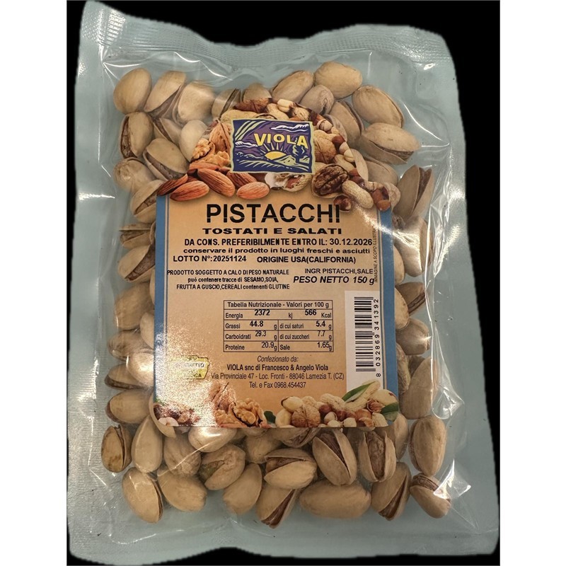 Pistacchi Tostati E Salati 150 Gr