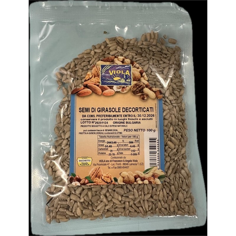 Semi Di Girasole Decorticati 100 Gr