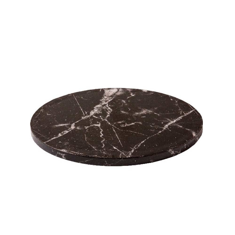 Cakeboard Effetto Marmo Nero 40 cm
