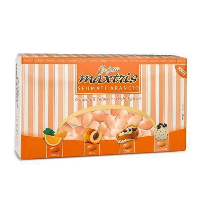 Confetti maxtris sfumati arancio ripieni 1 kg