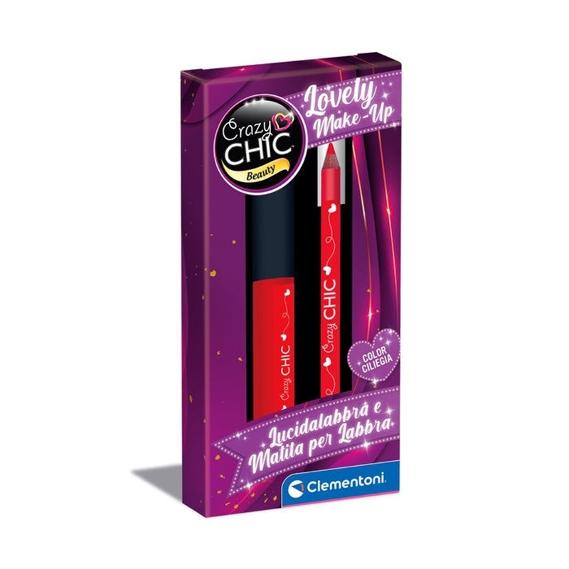 Lipgloss &amp; Matita Labbra Cherry Color – Crazy Chic