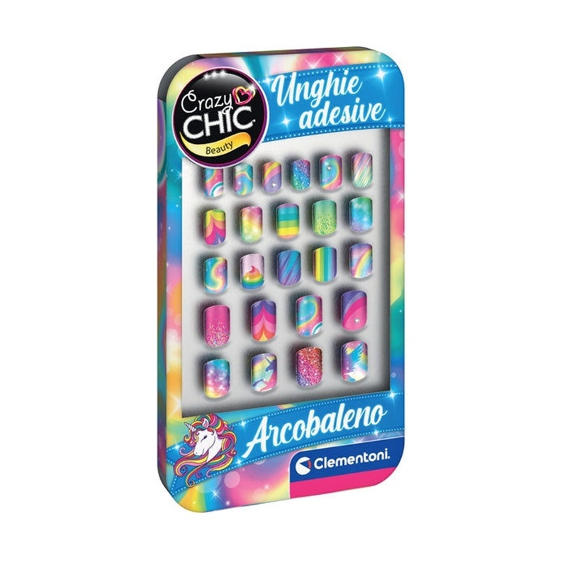 Crazy Chic - Unghie adesive Arcobaleno