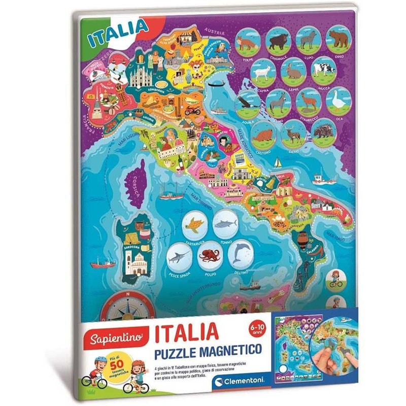 Italia Puzzle Magnetico