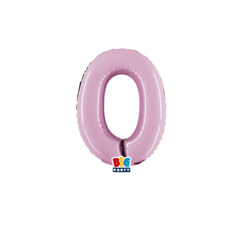 Palloncino Mylar a Numero cm.36 (14") Rosa