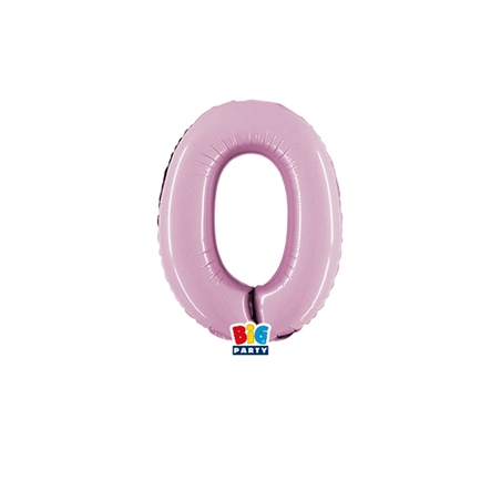Palloncino Mylar a Numero cm.36 (14") Rosa