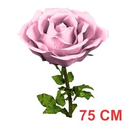 Rosa Diametro 75 Cm Con Stelo H 100 Old Pink