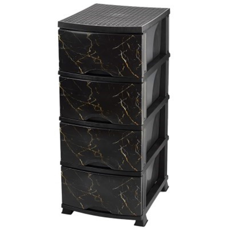 CASSETTIERA 4 CASSETTI MARMOR.NERA 