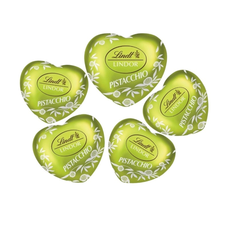 Lindt Cuori Lindor Cioccolato al Pistacchio 100 Gr