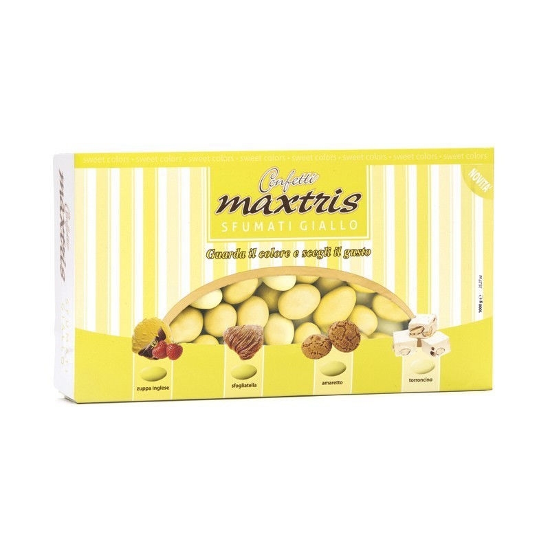 Confetti maxtris fumati giallo ripieni 1 kg