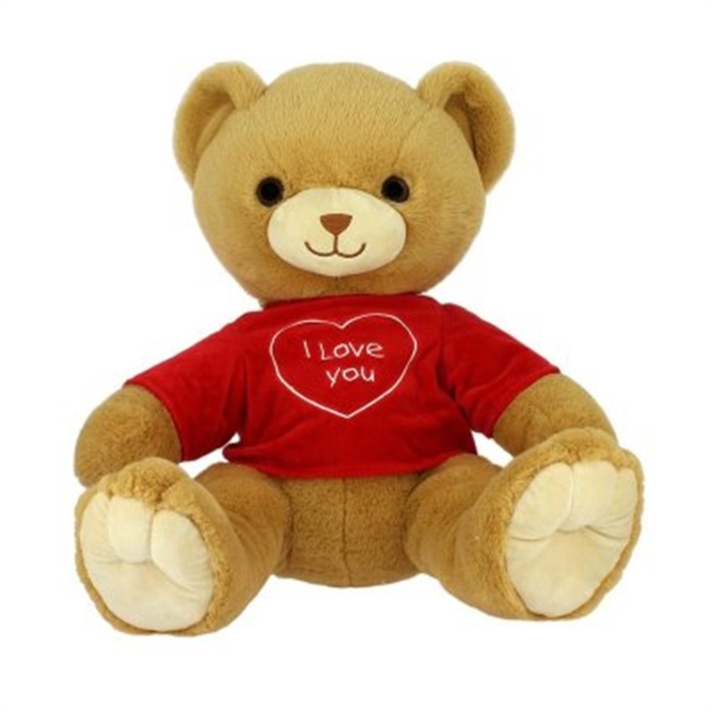 Peluche Orso Con Maglietta I Love You 28 Cm