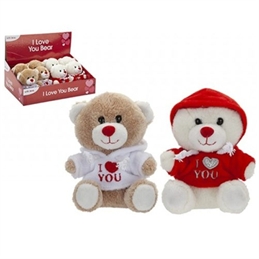 Orsetti con felpa i love you 13 Cm