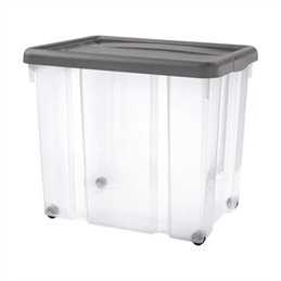 Puzzle Box con coperchio a scatto e ruote - 80Lt