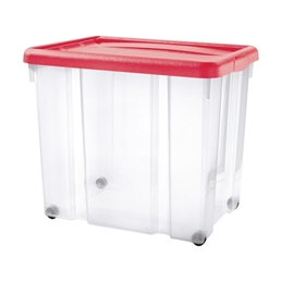 Puzzle Box con coperchio a scatto e ruote - 80Lt