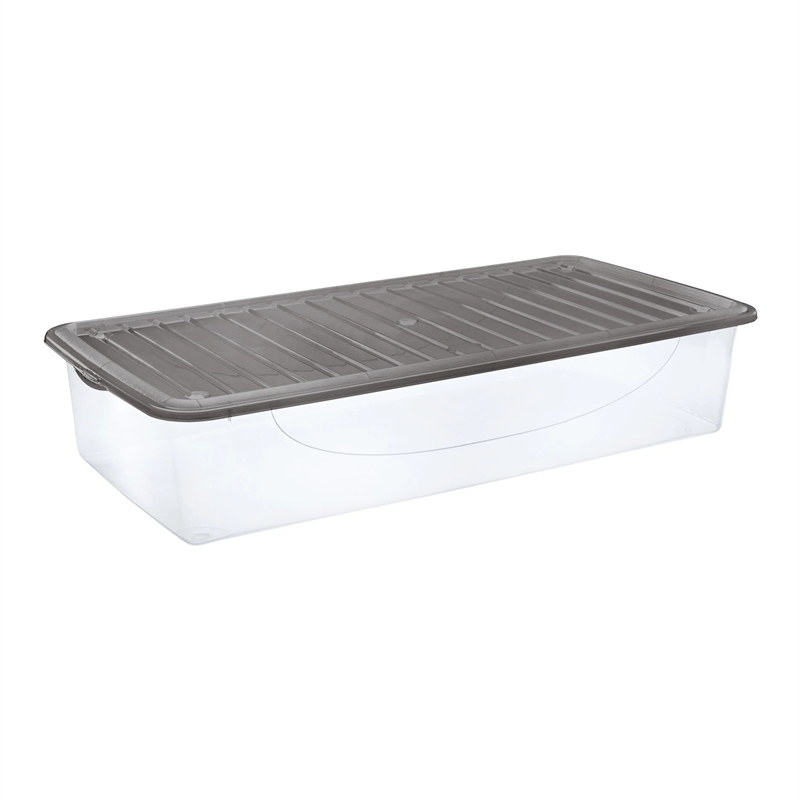 Dodo’s Stock-Box 35,6 Litri Trasparente Con Coperchio Colorato Per Sfruttare Ogni Spazio.