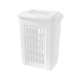 Portabiancheria Collezione Aurora 60 L Bianco