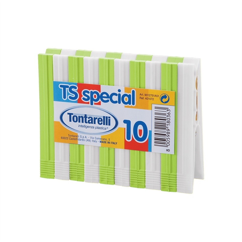Stecca 10 Pinse TS Specil Bianco / Lime