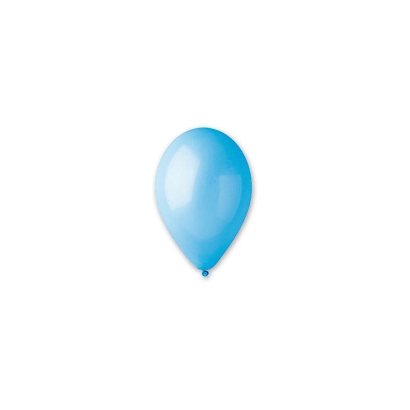 100 Palloncini in Lattice 10″ Celesti