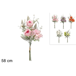 Mazzo Ortensie E Rose 