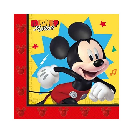 Tovaglioli 33x33 cm Topolino Jump Into Fun 20 pezzi