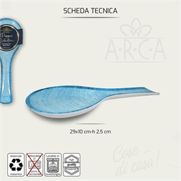 Poggiamestolo Pepper In MelaminaB 29×10 cm – h 2,5 cm