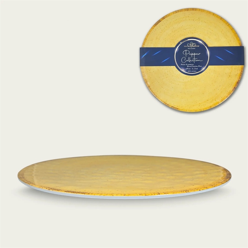 Piatto Rotondo Basso Pepper In Melamina Ø 35 cm – h 2 cm