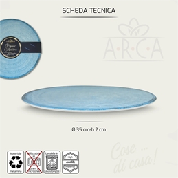 Piatto Rotondo Basso Pepper In Melamina Ø 35 cm – h 2 cm