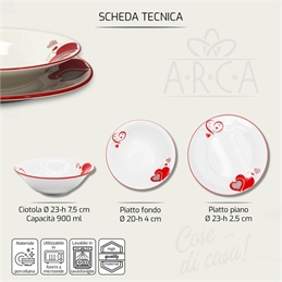 Dolce Vita E Ciotola Ø 23 Cm In Porcellana