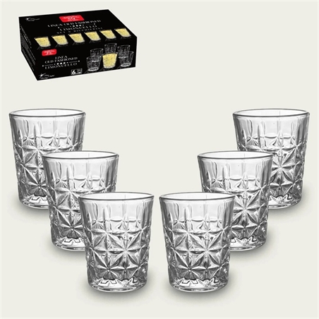 Set 6 bicchieri limoncello in vetro 60ml