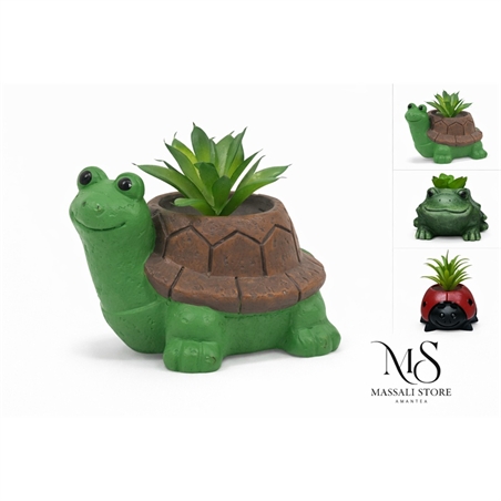 Pianta Grassa Con Animaletti