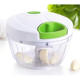 Tritatutto mini cutter manuale taglia sminuzza affetta frutta verdura