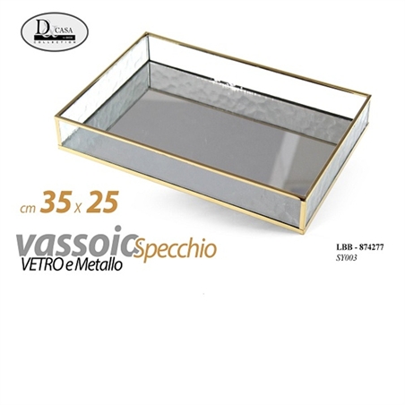 Vassoio Specchio 25X35 CM