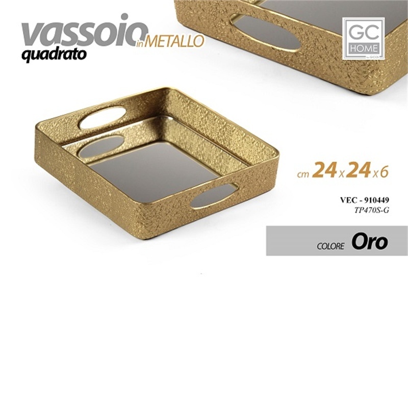 Vassoio Specchio 24X24X5,5 CM