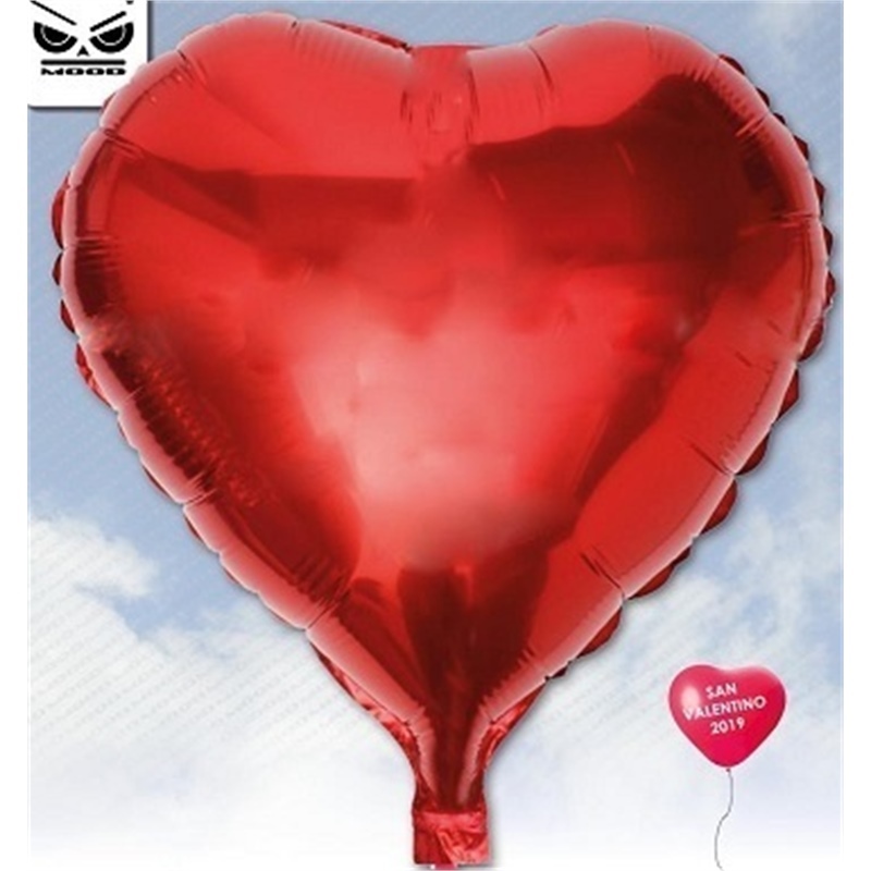 Palloncino Mylar Cuore Grande Rosso 60 cm