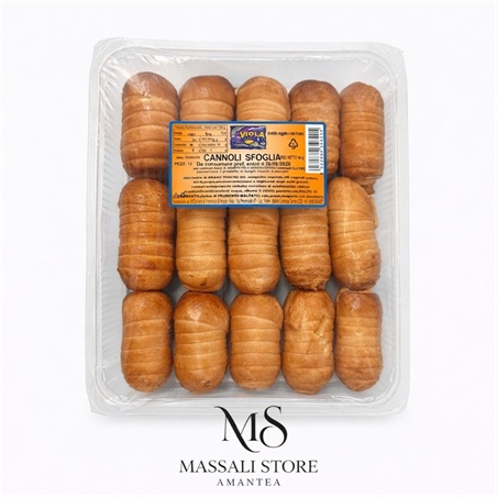 Cannoli Sfoglia 12 Pezzi