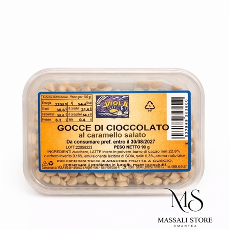 Gocce Di Cioccolato Al Caramello salato 40 g