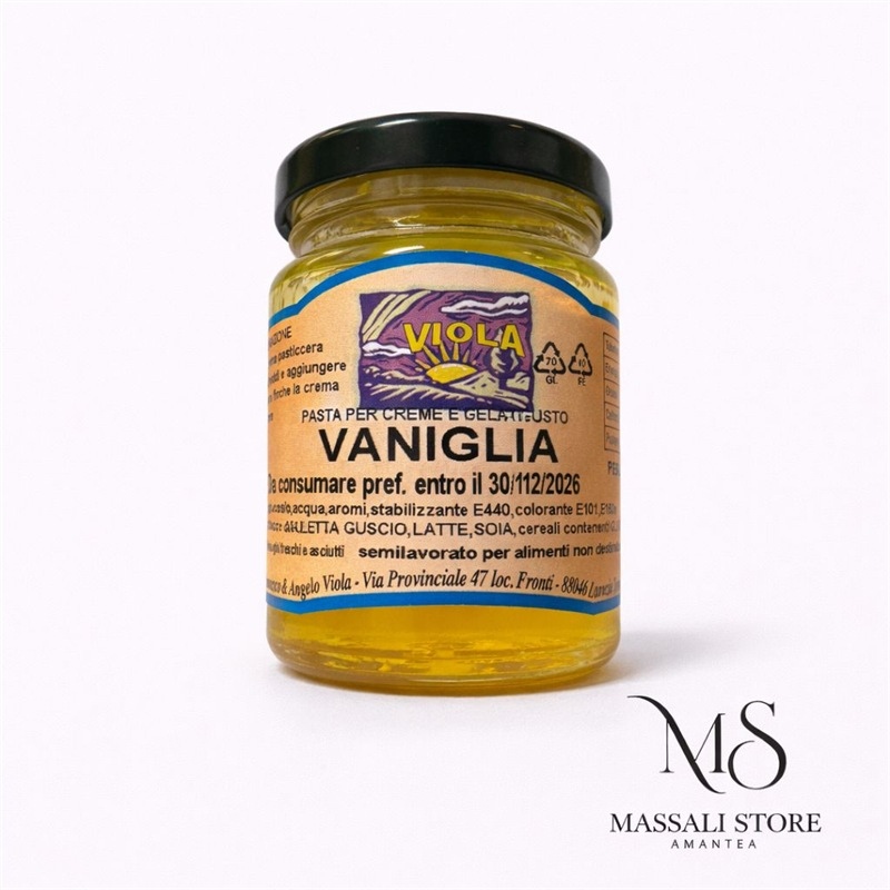 Pasta Vaniglia Per Creme Dolci E Gelati