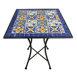 Tavolo Blu Makari Quadrato cm.60x60