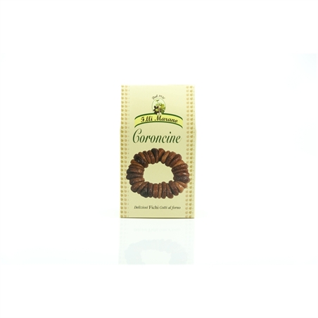 Coroncine di fichi aromatizzate alla cannella 250 Gr