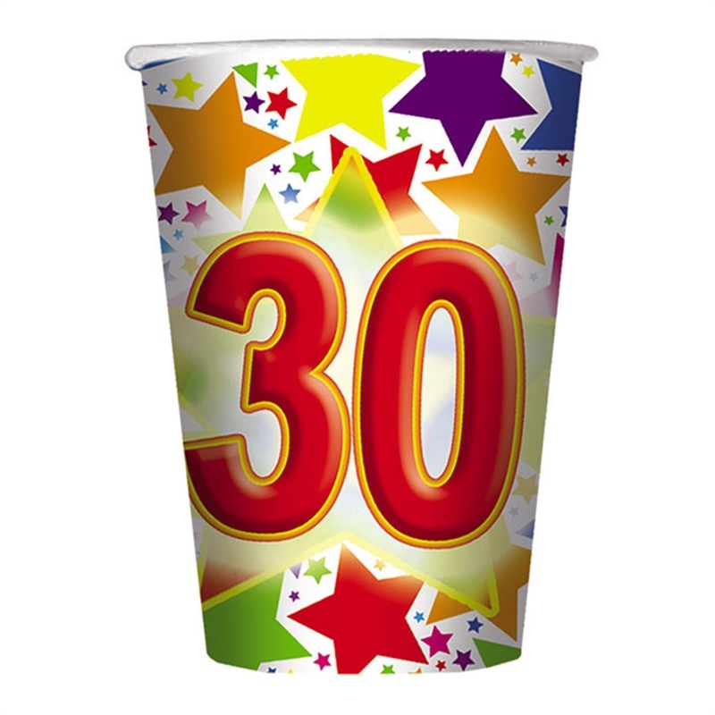 Bicchieri 200 cc Stardust 30 anni 10 pezzi