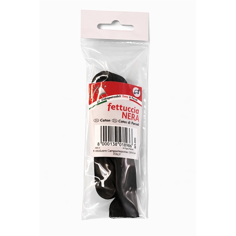 Fettuccia Per Cucito Nera