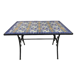 Tavolo Blu Makari cm.120x80