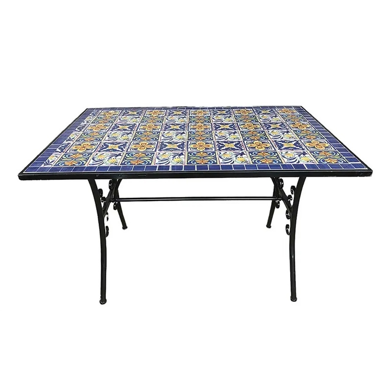 Tavolo Blu Makari cm.120x80