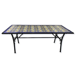 Tavolo Blu Makari cm.160x90